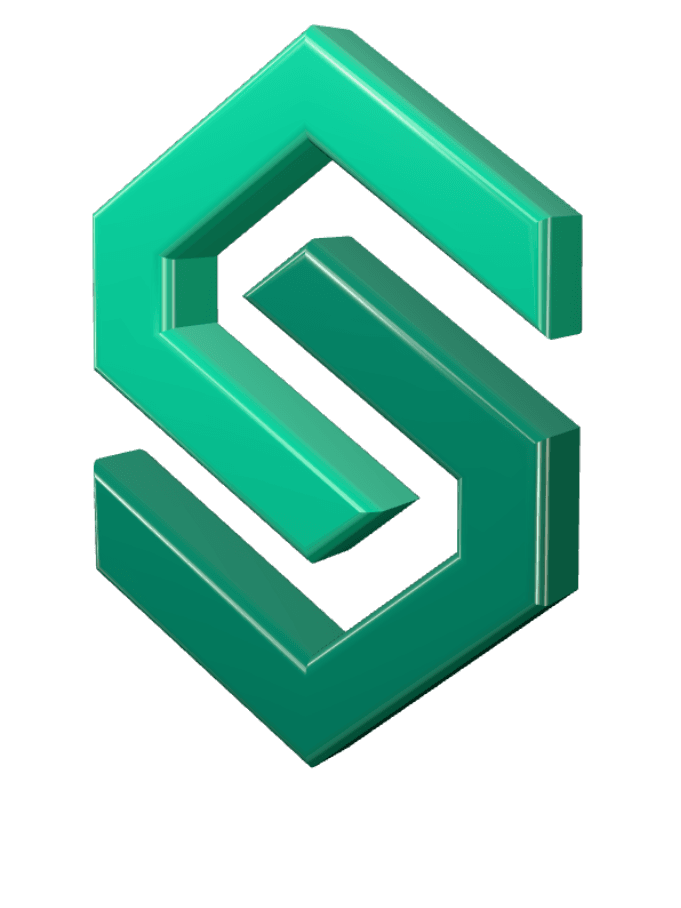 Le logo Stockivia en relief, à côté de l’écran de caisse de l’application